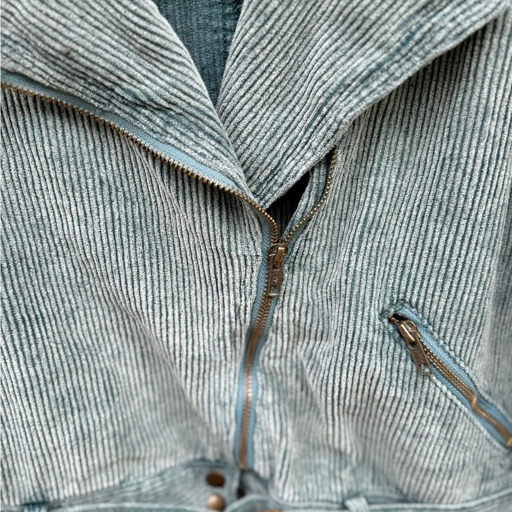 POL Corduroy Moto Style Jacket‎ Festival Boho Moto - Picture 9 of 10